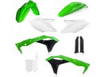 Kit Carene 9 Pezzi Acerbis Verde/Bianco Per Kawasaki