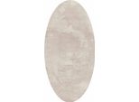 Tappeti Da Salotto Vidaxl Ovali Huarte Beige 150 X 80 Cm 100% Poliestere
