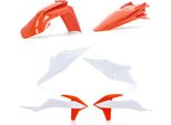 Kit Carene 6 Pezzi Acerbis Modello 2021 Arancio/Bianco Per Ktm