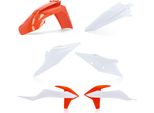 Kit Carene 6 Pezzi Acerbis Modello 2022 Arancio/Bianco Per Ktm