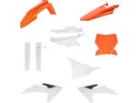 Kit Carene 10 Pezzi Acerbis Modello 2024 Arancio/Bianco Per Ktm