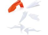 Kit Carene 6 Pezzi Acerbis Modello 2023 Arancio/Bianco