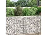 Vidaxl Gabbioni Per Letti Rialzati 3 Pezzi 30X30X100 Cm In Ferro