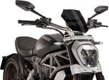 Cupolino Regolabile Puig Naked Sport Fumè Scuro Omologato Abe Per Ducati