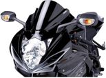 Cupolino Puig Z-Racing Nero 280X300Mm Omologato Abe Per Suzuki