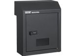 Porta Cassetta Per Le Lettere Da Incasso 305X155X360 Mm Grigio Scuro Serratura A Codice