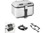 Kit Bauletto Monokey Givi DLM46 Trekker Dolomiti Alluminio 46L Con Portapacchi