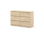 Cassettiera Maja S6 120 Cm Cremona Rovere Credenza Credenza Alta