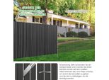 Schermo Privacy Per Balcone Bettizia, Recinzione Privacy, 80*400Cm Grigio, Schermo Privacy Rinforzato Resistente Alle Intemperie, Recinzione Decorativa In Plastica Per Giardino, Balcone E Terrazzo