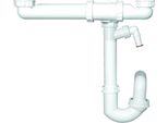 Hutterer & Lechner HL126.2/40 Sifone Salvaspazio Dn40X6/4 Pollici Con Sfera. Attacco Wg E Attacco Di Scarico DN4