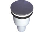 Hutterer & Lechner HL511N Btsifon DN50 Verticale Per Apertura Di Scarico D 90Mm Con Piastra Di Copertura In Acciaio Inox D 112Mm