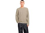 Jack & Jones George Maglia Morbida Ed Elastica, Vestibilità Ampia Con Collo Rotondo, Spalle Scese