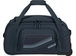 American Tourister Borsa Da Viaggio Carrello City Racer Duffle / Wh Navy Blu Scuro