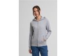 DáMská Mikina Na Zip Urban Classics Ladies Basic Essential Zip Hoody Heathergrey - M