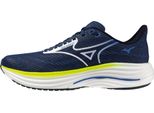 Mizuno Wave Rider 29 - Blu/Bianco/Giallo Chiaro, GrößE:8.5