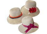 Habarri | Kit Artigianale - Cappello Di Paglia Fai Da Te - In Paglia Intrecciata - Per Adulti - Per Bambini - Beige