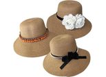 Habarri | Kit Artigianale - Cappello Di Paglia Fai Da Te - In Paglia Intrecciata - Per Adulti - Per Bambini - Colori Caffè