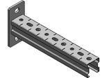 Staffa Mefa Stex 35/42, L= 525 Mm Piastra Longitudinale Gvz