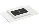 Pla Xl Nera - Applique A Led Da Muro 35W Cct Switch 2700K/3200K/4000K In Alluminio, Luce Murale Verso L'alto - Beneito & Faure