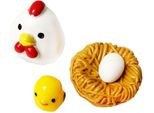 Habarri | Figura In Miniatura - Figura Per Casa In Miniatura - Pulcino Di Pasqua - Figura Di Gioco Per Bambini Dai 3 Anni In Su