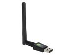 Adattatore Usb Wlan Con Antenna Ricevente, Ethernet, 600 Mbit/S, 2,4 Ghz/5 Ghz, Scheda Di Rete Wlan, Nero