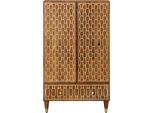 Syfax™ Credenza 60X33X110 Cm In Legno Massello Di Mango
