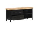 Syfax™ Mobile Porta Tv 90X30X41 Cm In Legno Di Mango Grezzo