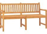 Syfax™ Panca Giardino 3 Posti Con Tavolino 150 Cm Legno Massello Teak