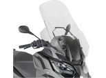 Parabrezza Kappa Per Piaggio MP3 Hpe 400/530 2022, 71,5X65Cm Trasparente