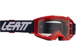 Maschera Motocross Leatt Vizion 3.5 Rosso Blu Lente Trasparente 90%