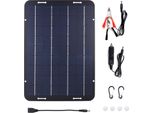 Caricabatterie Solare Da 10W 18V, Kit Di Ricarica A Pannello Solare Portatile Impermeabile Per Camper, Trattore E Barca