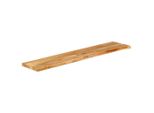Syfax™ Piano Tavolo Bordi Vivi 180X40X2,5 Cm Legno Massello Di Mango