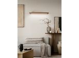 Slim - Applique Led Da Parete 24W Cct 2700K-4000K, L.79,2 Cm, Orientabile, 1920 Lm, IP20 - Perenz - Marrone Metallizzato