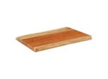 Syfax™ Piano Tavolo 50X40X3,8 Cm Rettangolare Legno Acacia Bordi Vivi