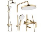Set Doccia Rea Veneta Brush Gold