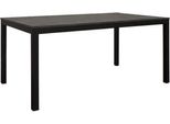 Milanihome.It - Tavolo Da Pranzo Allungabile Di Design Moderno Industrial Cm 90 X 160/220 X 77 Hdi Coloreantracite