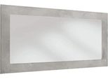 Milanihome.It - Specchio Moderno Rettangolare Di Design Moderno Industrial Cm 177 X 86Di Coloregrigio