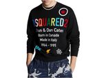 Dsquared2 Maglione Arcobaleno Nero Uomo