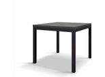 Milanihome.It - Tavolo Da Pranzo Allungabile Di Design Moderno Industrial Cm 90 X 90/180 X 77 Hdi Coloreantracite