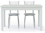 Milanihome.It - Tavolo Da Pranzo Moderno Di Design Allungabile Frassinato 90X140/200Di Colorebianco