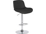 Sgabello Da Bar Con Struttura Cromata - Sgabello Moderno - Eccezionale Comfort Di Seduta, Regolabile E Girevole