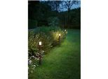 Sigaro - Paletto Da Giardino Con Lampadina 1Xe27 Max 20W IP54, Alluminio Verniciato, Paletto Da Esterno, Antracite, H.90 Cm - Perenz