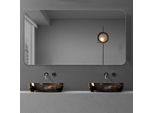 Specchio Da Bagno 70*90 Cm, Specchio Da Parete Per Bagno Antiappannamento E Impermeabile