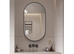 Specchio Da Bagno A Led 50×80 Cm – Senza Cornice, Antiappannamento, Antideflagrante, Montabile In Verticale/Orizzontale, Moderno Specchio Da Parete Con Vetro Di Sicurezza