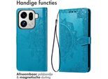 Oppo Find X9 Pro Sleeve - Pelle Finta - Flip Cover Imoshion - Colore Turchese