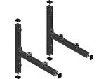 Set Di Staffe Mefa Stex 35/42 Insonorizzate Lunghezza 450 Mm
