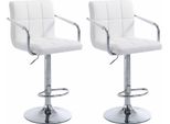Set Di 2 Sgabelli Da Bar Moderni - Sgabello Da Bar - Design Ergonomico, Elegante Seduta Girevole