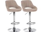 Set Di 2 Eleganti Sgabelli Da Bar - Sgabello - Altezza - A - Comodo, Funzione Girevole A 360°