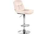 Sgabello Da Bar In Velluto - Sgabello - Ottimo Comfort Di Seduta, Struttura Girevole