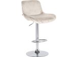 Sgabello Da Bar Con Struttura In Cromo - Sgabello - Elevato Comfort Di Seduta, Regolabile In Altezza E Girevole A 360°
